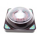 Set mini roulette da gioco automatico 4 tasti rulette plastica casino batterie