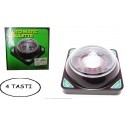 Set mini roulette da gioco automatico 4 tasti rulette plastica casino batterie