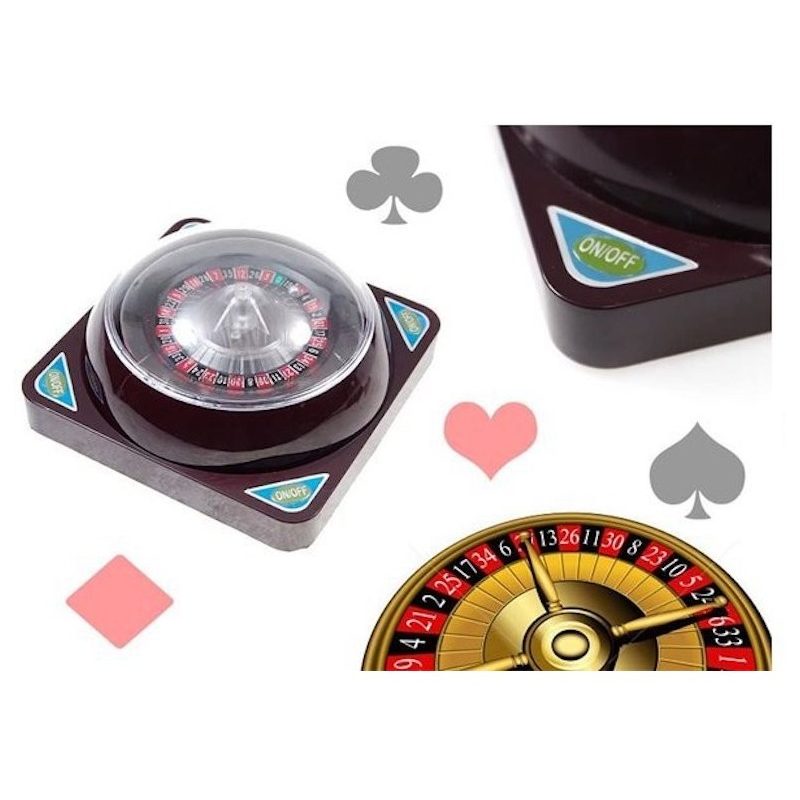 - Senza marca/Generico - Set mini roulette da gioco automatico 4 ta...