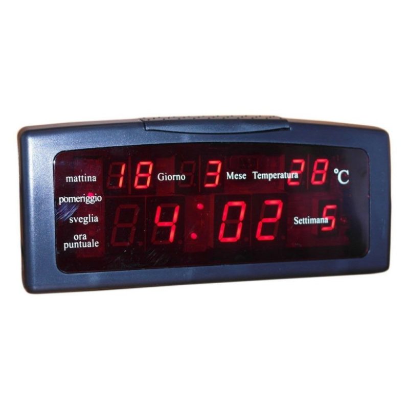 Tagoow Radio sveglia digitale calendario gradi ZXTL-13 Led temperat...