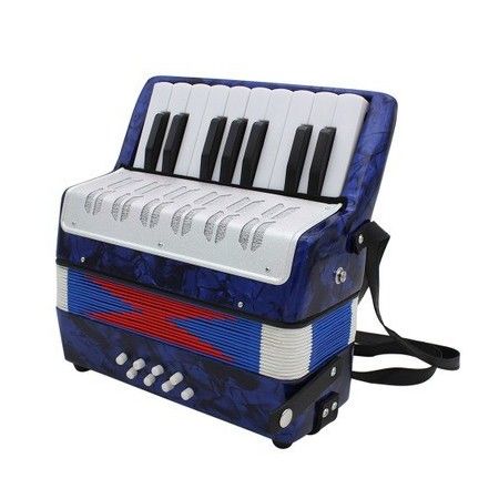 Mini Fisarmonica Organetto regalo per Bambini Tastiera Musicale 17 Tasti 8 Bassi