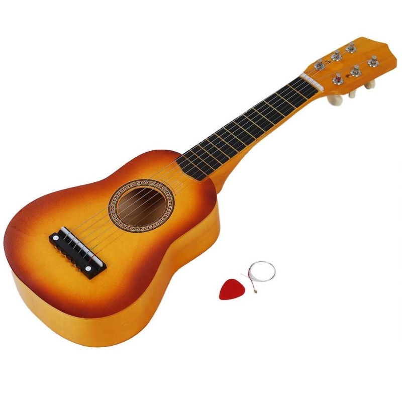 Mini Chitarra per Bambini Chitarra Ukulele Classica Acustica in Legno 6 Corde gi