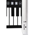 Tastiera musicale elettronica pieghevole in silicone flessibile 49 tasti musica