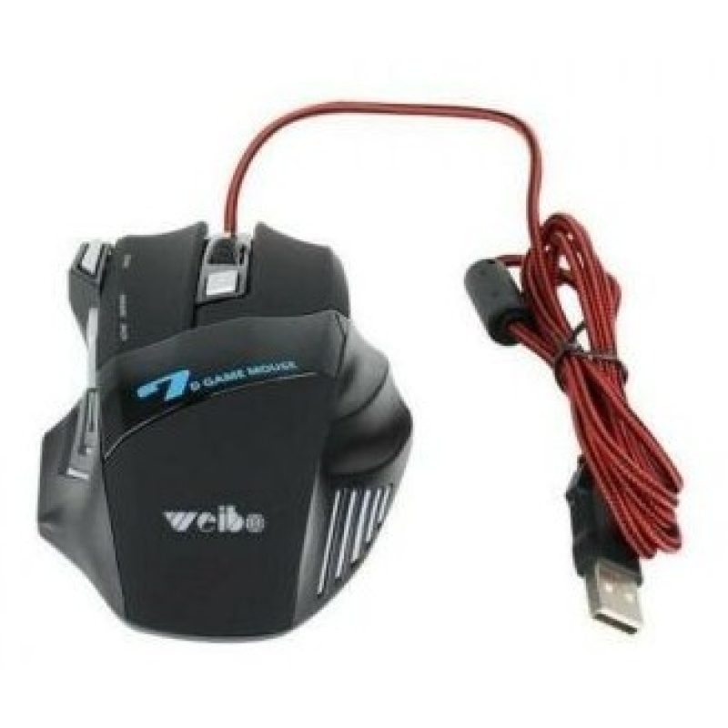 Tagoow Mouse Gaming X7 cablato da gioco 3600 DPI illuminato Led RGB...