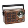 Tagoow Cassa portatile Bluetooth design vintage in legno speaker bt...