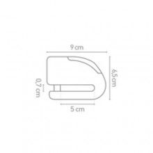 Lucchetto blocca disco antifurto sonoro scooter moto allarme 2 chiavi antiscasso