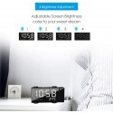 Radio sveglia con proiettore luce Led blu rotazione proiettore 180 gradi USB