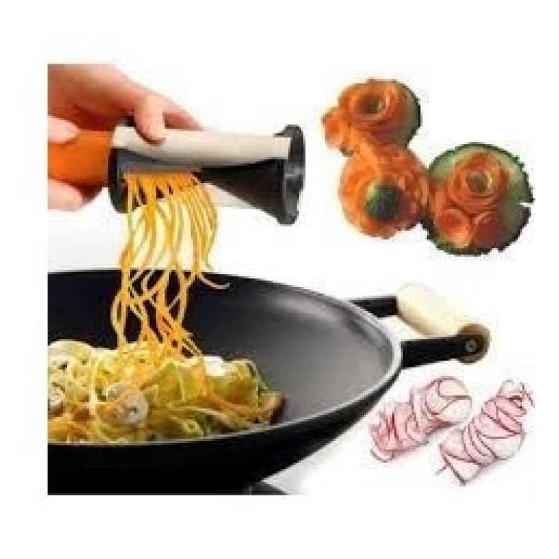 Affetta verdure cucina spirale taglia affettatrice slicer carote patate julienne