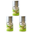 3x Deodorante ambiente 250 ml ricarica erogatore automatico al Tè bianco spray