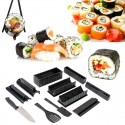 Kit per fare sushi varie forme coltello accessori arrotolare stampi tagliare