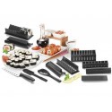 Kit per fare sushi varie forme coltello accessori arrotolare stampi tagliare