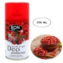3x Deodorante ambiente 250ml ricarica erogatore automatico aroma Bacche di goji