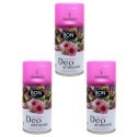 3x Deodorante ambiente 250ml ricarica erogatore automatico aroma Millefiori