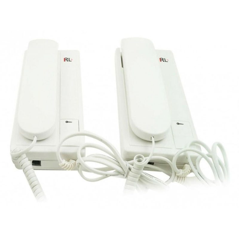 DOBO Kit citofono elettrico da esterno bifamiliare 2 citofoni tasto...