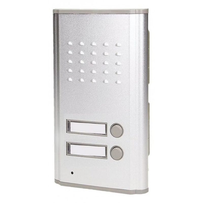 DOBO Kit citofono elettrico da esterno bifamiliare 2 citofoni tasto...