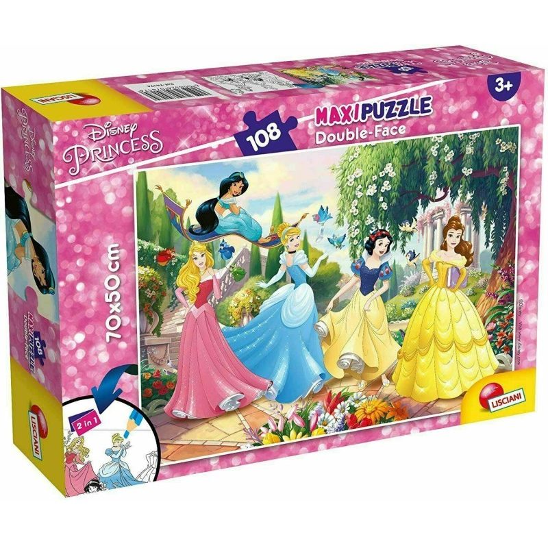 Puzzle Disney double face da 108 pezzi 3+ anni 70 x 50 cm versione ...