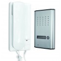 Kit citofono elettrico esterno e interno monofamiliare tasto apertura cancello