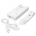 Kit citofono elettrico esterno e interno monofamiliare tasto apertura cancello