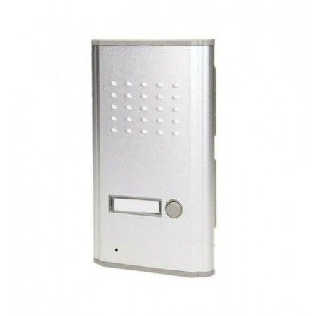 Kit citofono elettrico esterno e interno monofamiliare tasto apertura cancello