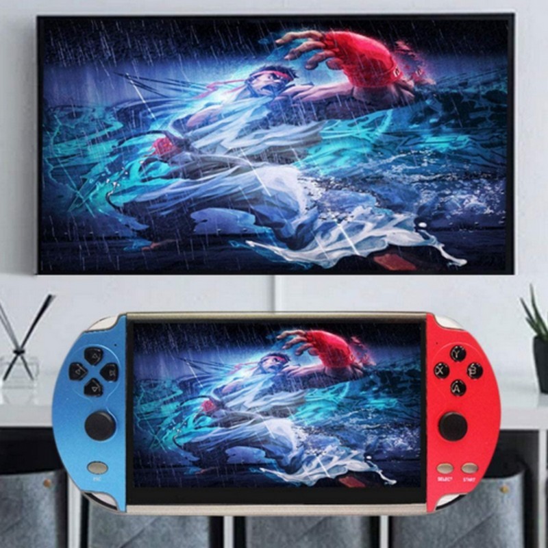 Tagoow Console portatile 7 pollici 16GB 32bit giochi preinstallati ...