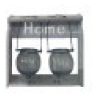 Generico Porta vaso fiori supporto 2 vasi scaffale arredamento giar...