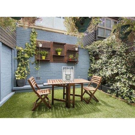 Porta vaso fiori supporto 1 vaso scaffale arredamento giardino 21.5x16.5x8 Cm