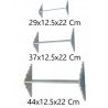 Iron 3x mensole porta oggetti arredamento da parete per casa fissag...