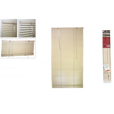 Tenda Veneziana Beige 160 x 60 cm in PVC porta finestra portafinestra inclinabil