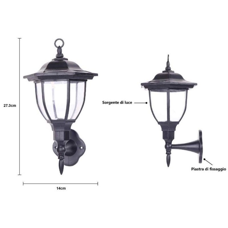 DOBO Applique da parete faretto lampada LED luce fredda con pannell...