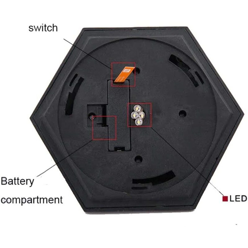 DOBO Applique da parete faretto lampada LED luce fredda con pannell...