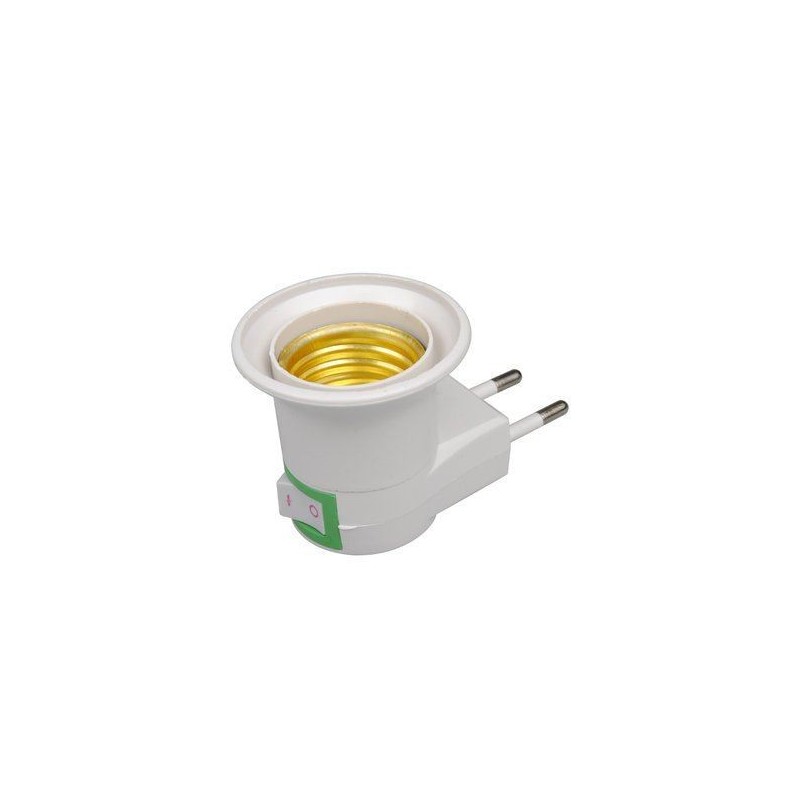Lampada  Mini Proiettore RGB doppia rotazione LED E27 effetto disco per feste discoteca con adattatore per presa corrente