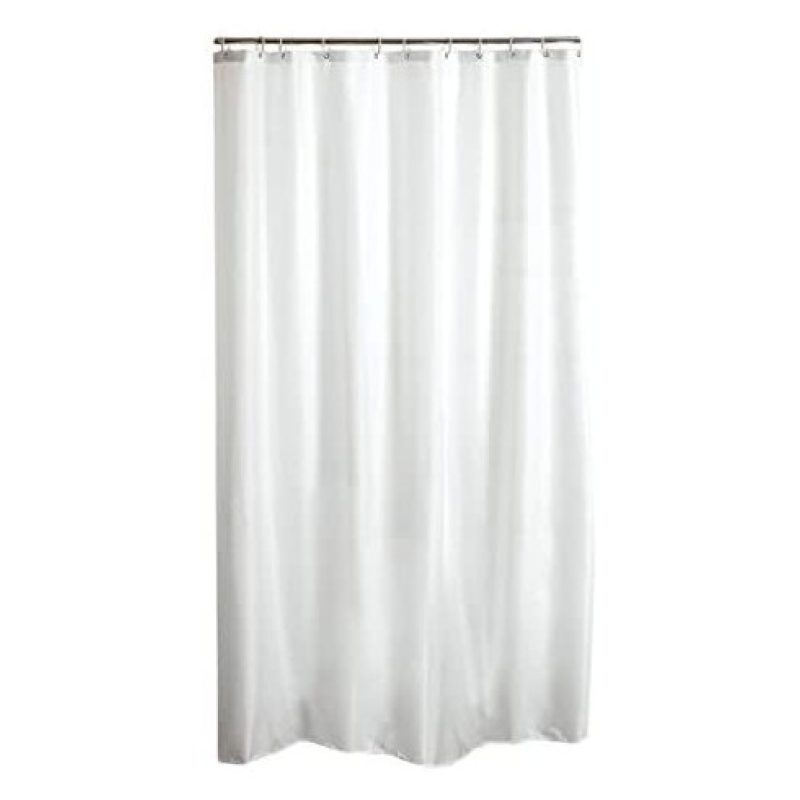 Iron Tenda Doccia Anti Muffa Impermeabile Con 12 Anelli Bagno Bianc...