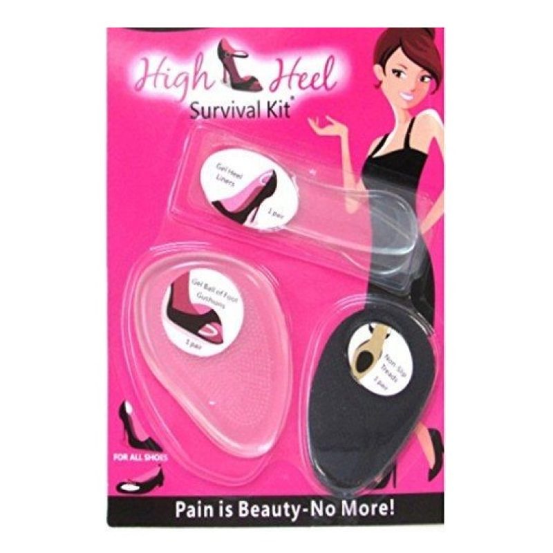 Kit coppie solette antiscivolo cuscinetti in gel per zeppe e tacchi alti anti dolore 