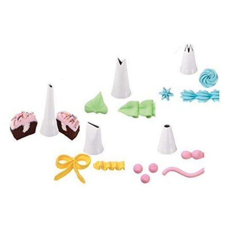 Siringa da pasticcere dolci e torte sac a'poche penna decorazioni dessert cake design 5 diversi augelli
