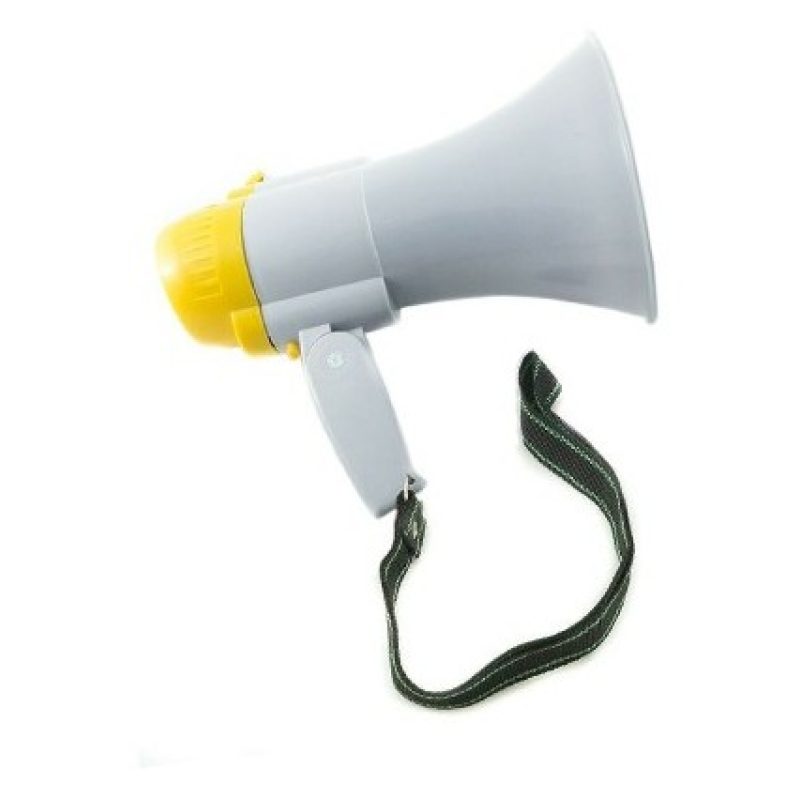 - Senza marca/Generico - MEGAFONO PORTATILE PROFESSIONALE 200MT REG...