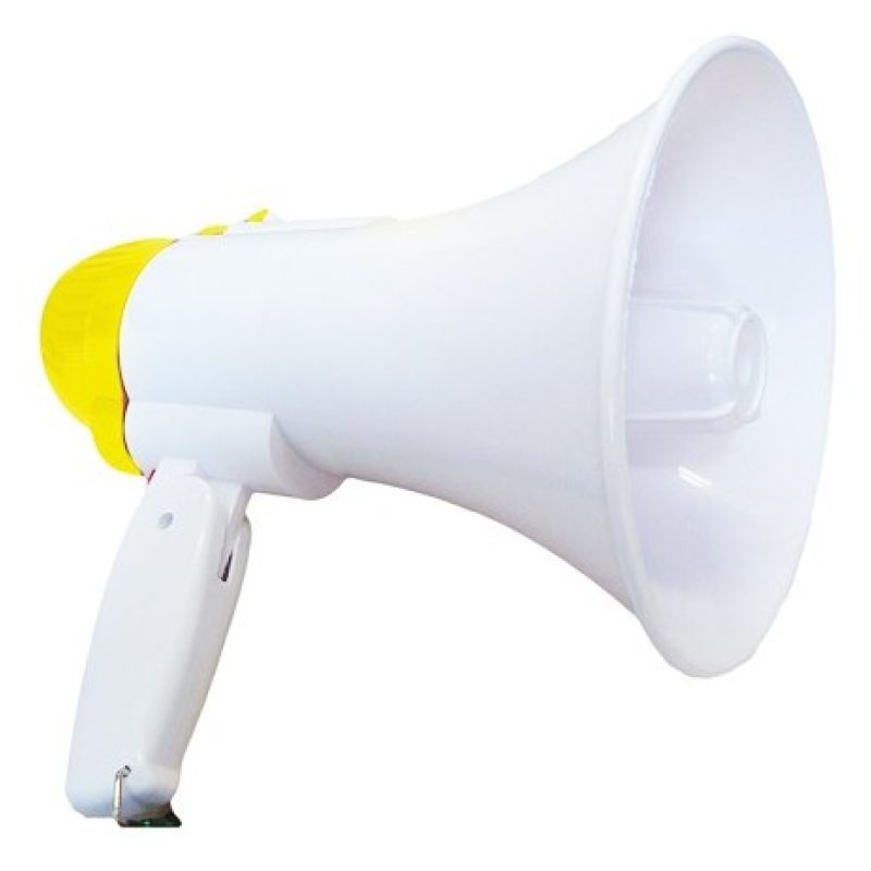 - Senza marca/Generico - MEGAFONO PORTATILE PROFESSIONALE 200MT REG...
