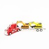 Generico Super truck con 2 mezzi da lavoro ruspe giocattoli per bam...