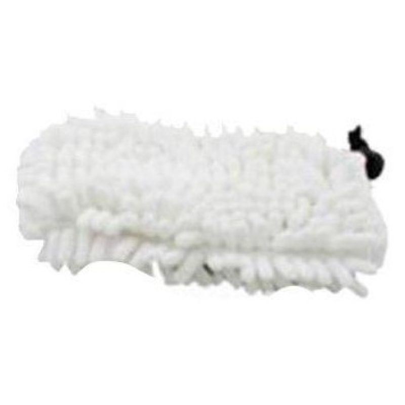 Set 4 panni di ricambio microfibra pavimenti tessuti vetri polvere con frange per maggiore pulizia scopa vapore H2O X5 STEAM MOP