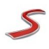 Iron Stemma adesivo scritta logo "S" per auto lega di zinco decoraz...