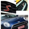 Iron Stemma adesivo scritta logo "S" per auto lega di zinco decoraz...