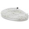 Set 4 panni di ricambio microfibra pavimenti tessuti vetri polvere con frange per maggiore pulizia scopa vapore H2O X5 STEAM MOP