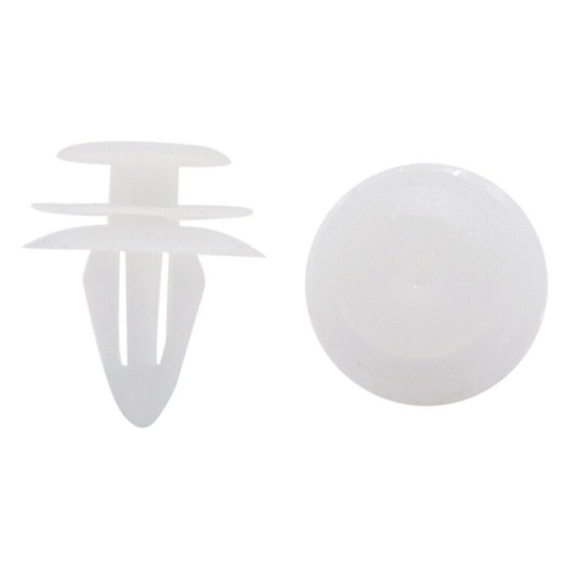 Iron 20 Rivetti in plastica bianco per auto materiale plastico mont...
