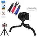 Supporto treppiedi pieghevole e girevole smartphone 18 Cm foto video cellulare
