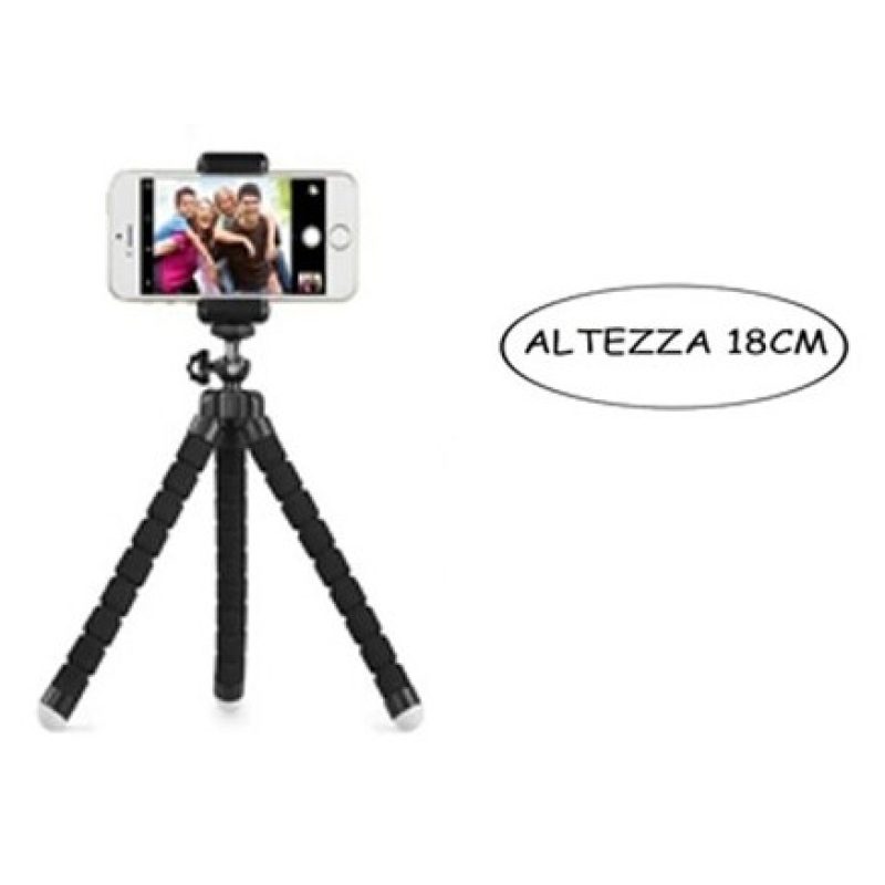 - Senza marca/Generico - Supporto treppiedi pieghevole e girevole s...