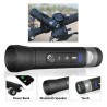 Iron TORCIA MULTIFUNZIONE PER BICI BICICLETTA SPEAKER BLUETOOTH VIV...
