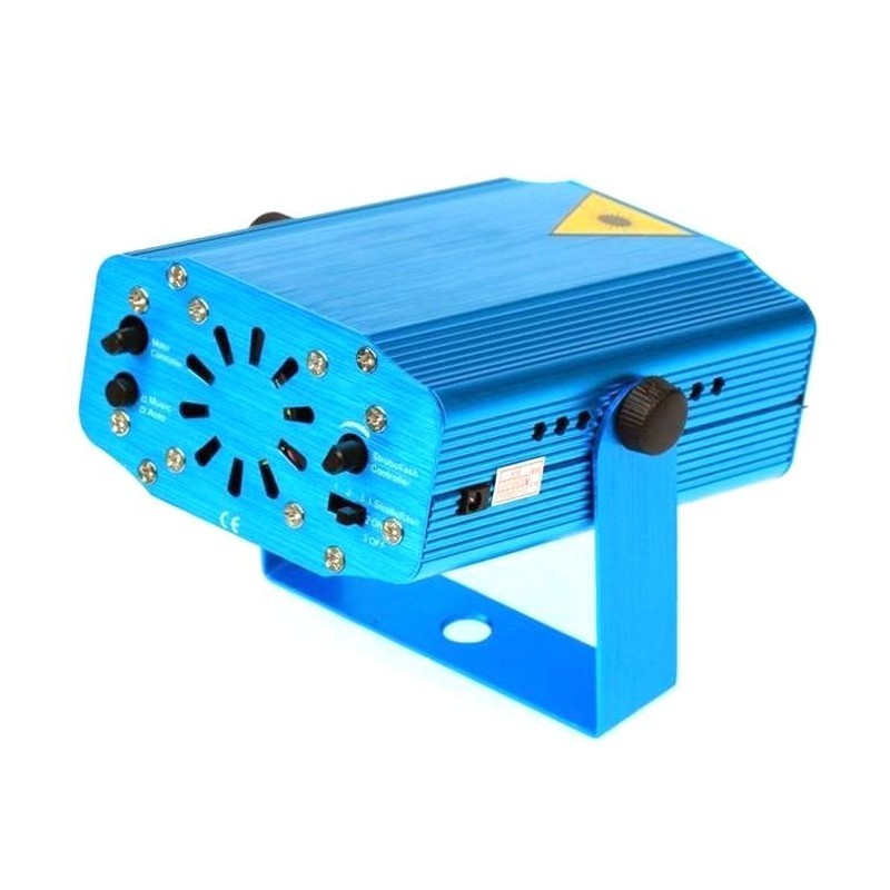 Mini proiettore laser effetto luci disco DJ discoteca festa party music light