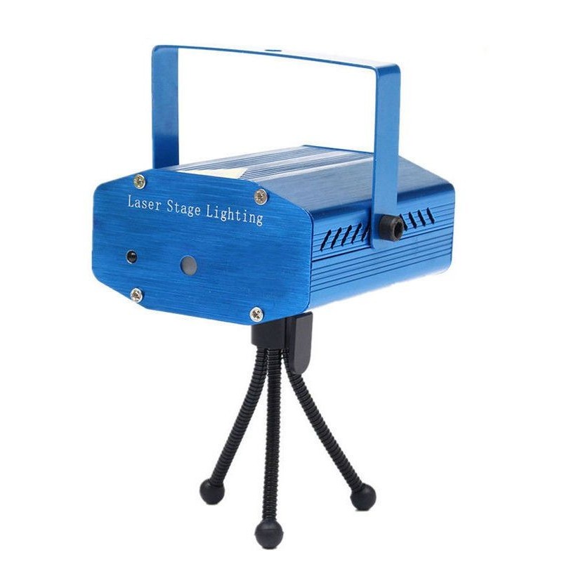 Mini proiettore laser effetto luci disco DJ discoteca festa party music light