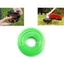 Filo di ricambio decespugliatore zincato plastificato 2.4mm x 10mt verde