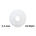Filo di ricambio decespugliatore zincato plastificato 2.4mm x 10mt bianco