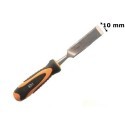 SCALPELLO PER LEGNO DA 10 mm IN ACCIAIO FORGIATO CON MANICO BATTENTE ANTISCIVOLO